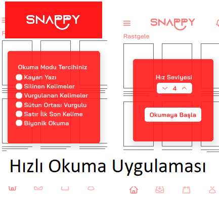 SNAPPY Google Play Store ve Apple Store'da test yayınında
